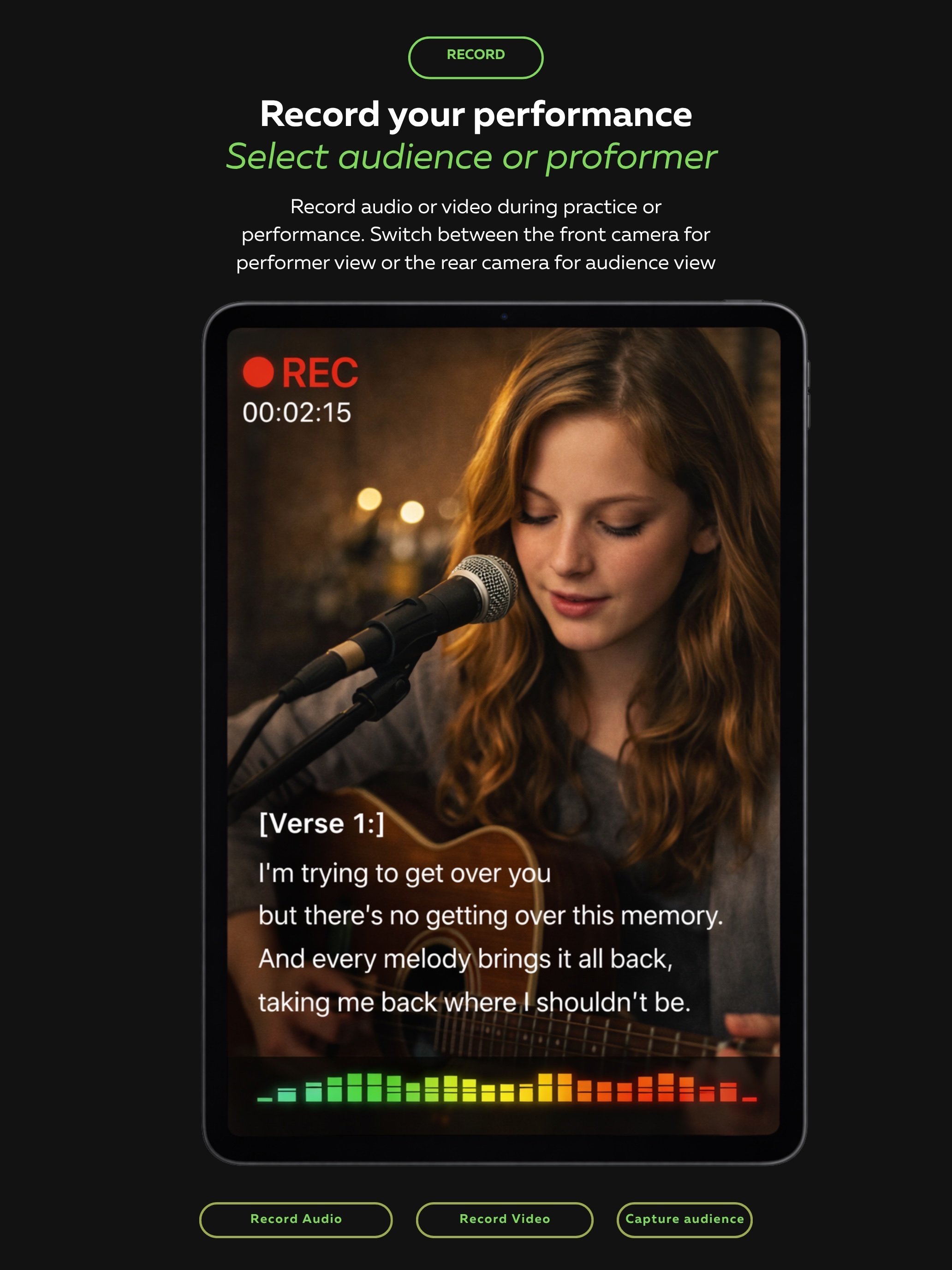 Performance recording